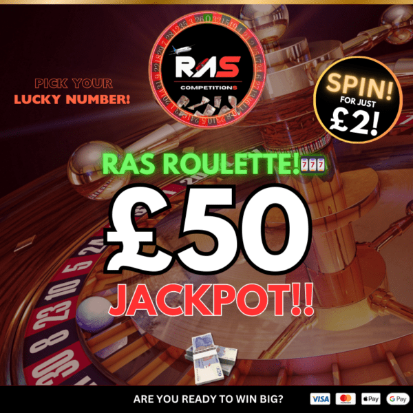 RAS Roulette £50 JACKPOT Entry List