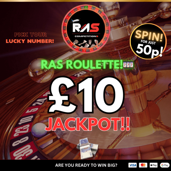 RAS Roulette £10 JACKPOT Entry List